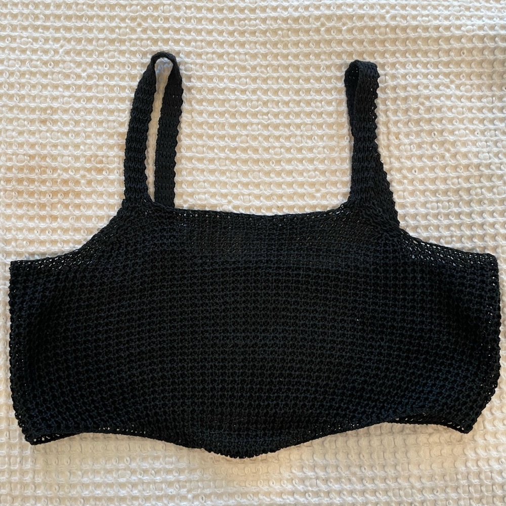 Vintage crocheted top